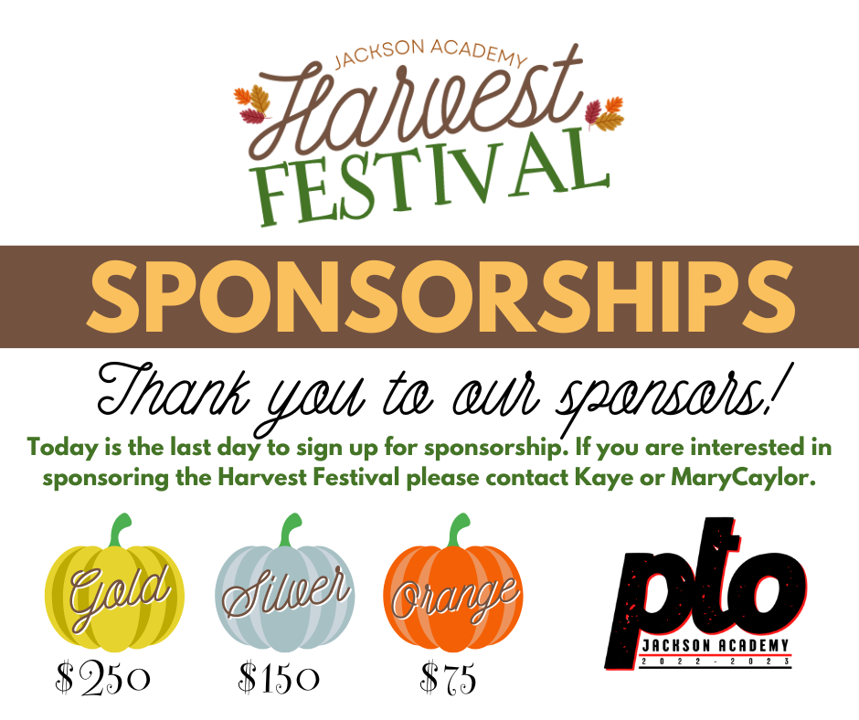 sponsorship harvest festival