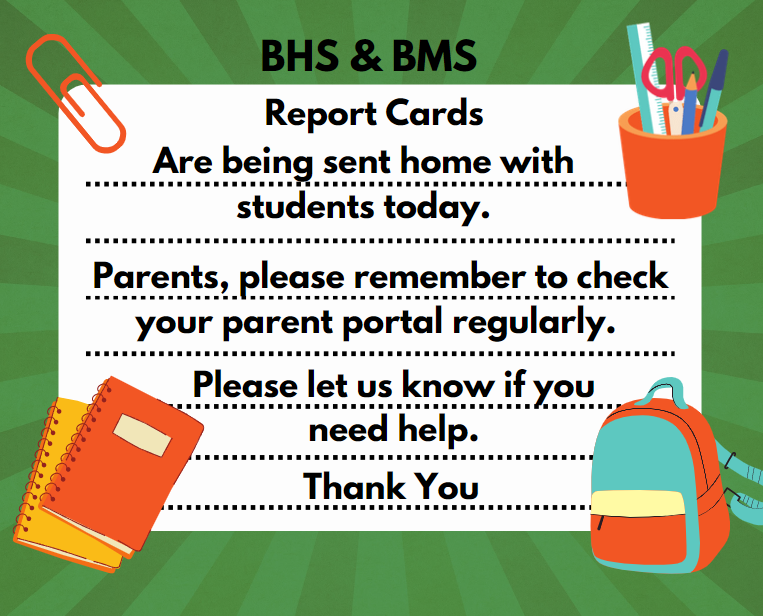 1st 9 wks Report Cards