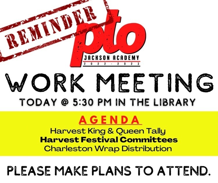 PTO meeting tonight