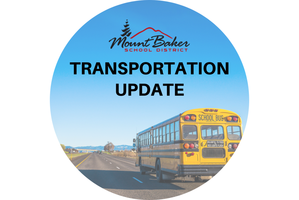 Transportation update, school bus driving on road