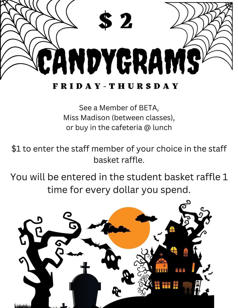 Beta Club Candy Grams