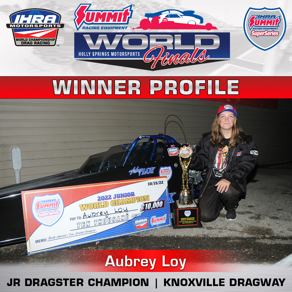 Picture of Aubrey with her trophy and car