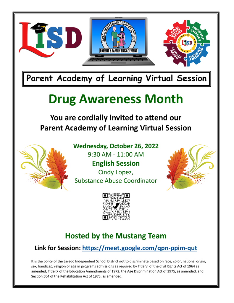 Drug Awareness Month meeting