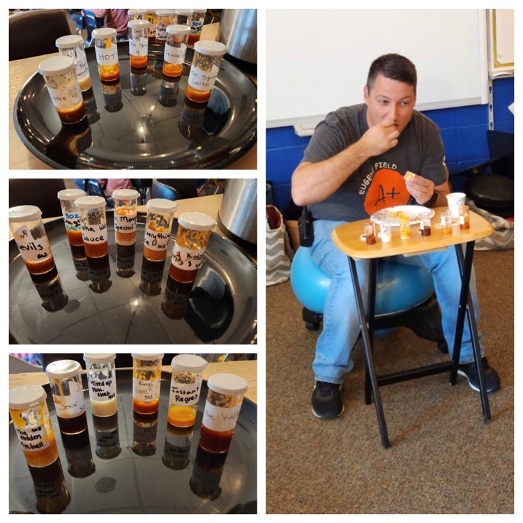 sauces and taste testing