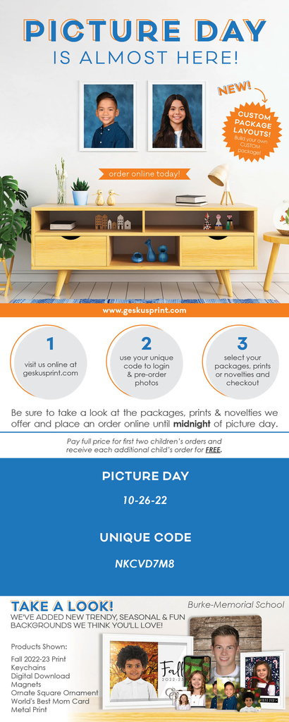 Link to Geskus Picture Day online order form