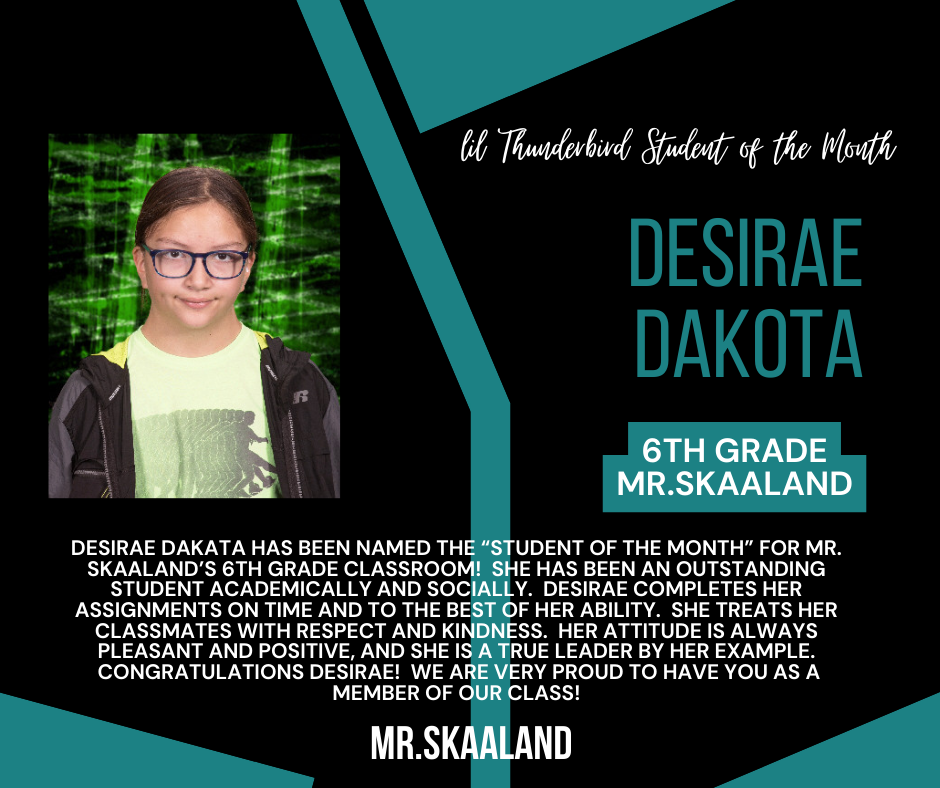 Student of the month