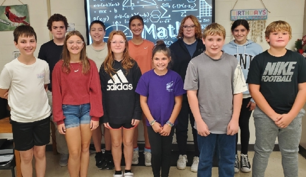 7th grade math makes all As!
