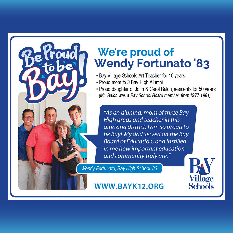 Wendy Fortunato and family ad