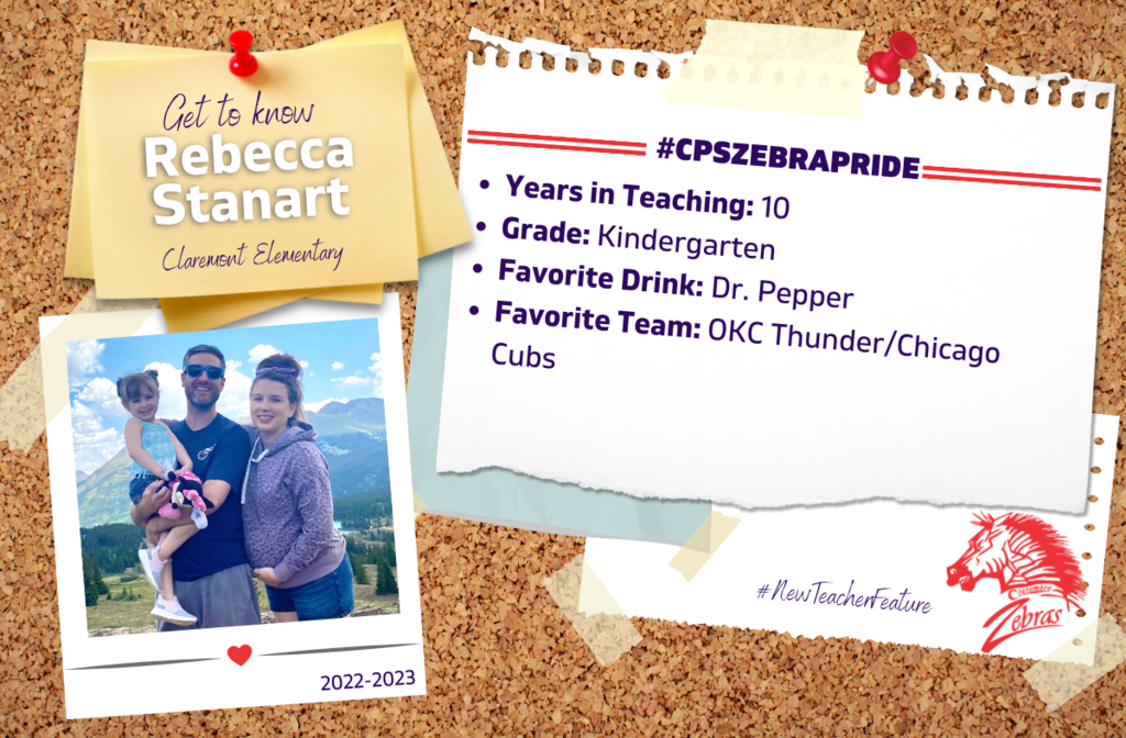 Rebecca Stanart new teacher feature