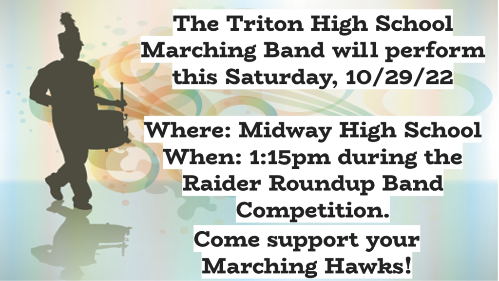 THS Marching Band Performing 10/29