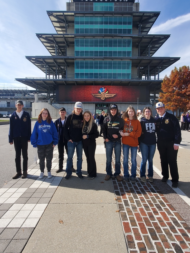 KHS FFA at the Indianapolis Speedway