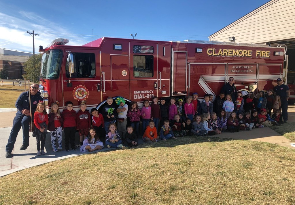 Kindergarten at the Fire Dept 
