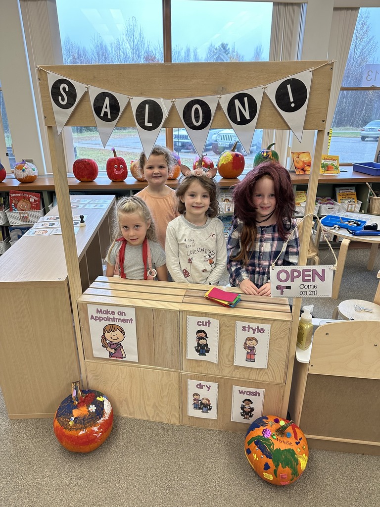 Hair Salon Dramatic Play area