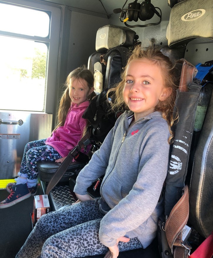 Kindergarten at the Fire Dept 