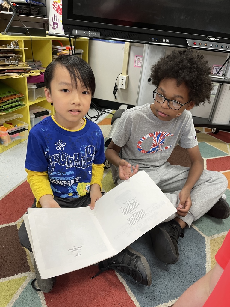 5th grade Reading Pals