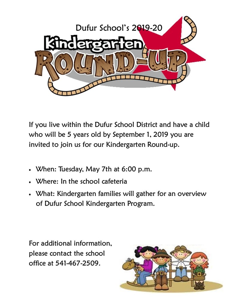 Kindergarten Round-up Flyer