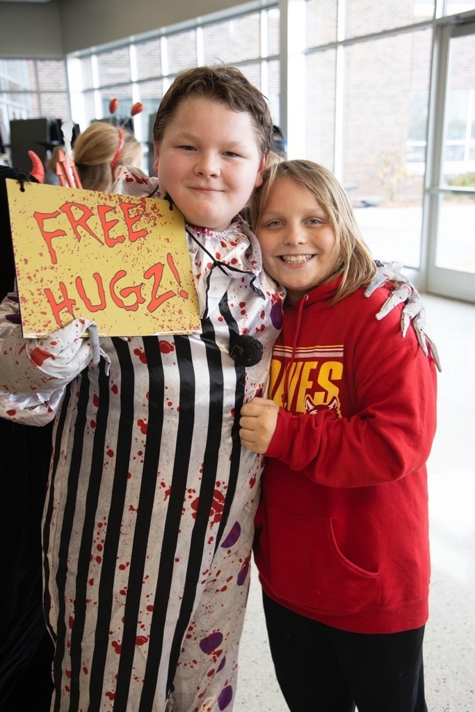 kids in costumes