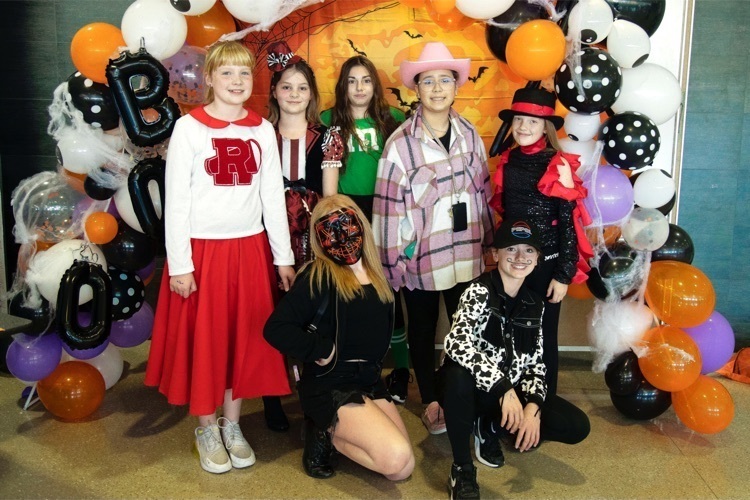 kids in costumes