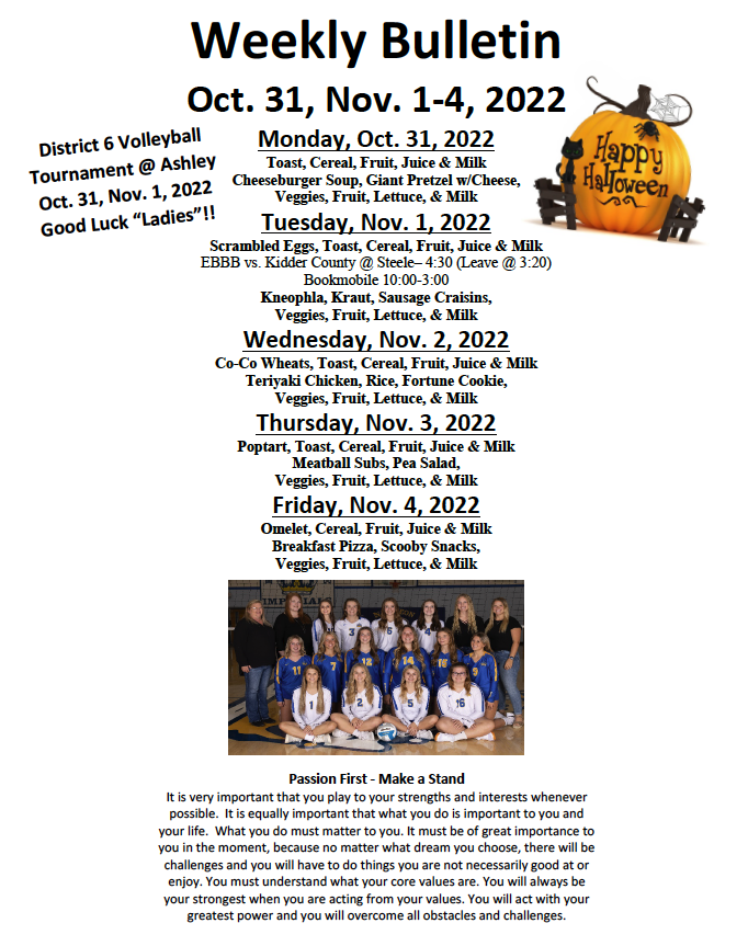 Bulletin Oct 31