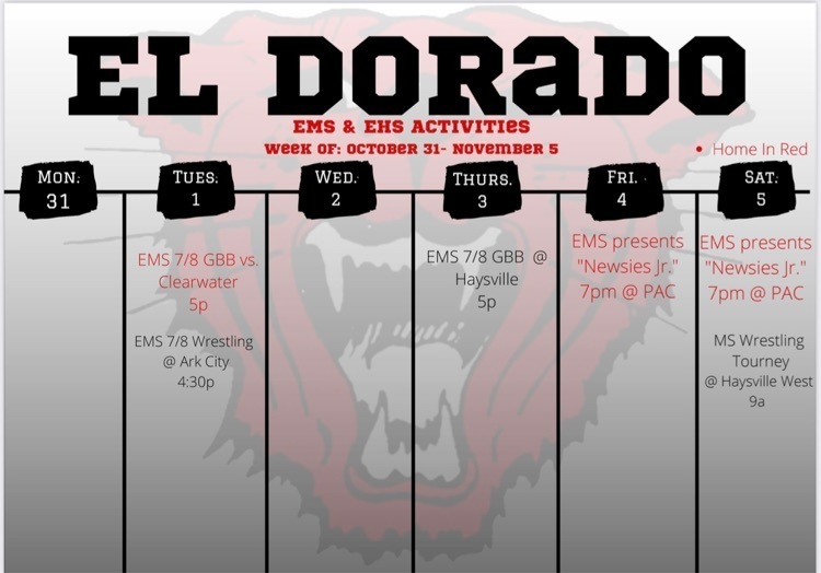 weekly schedule