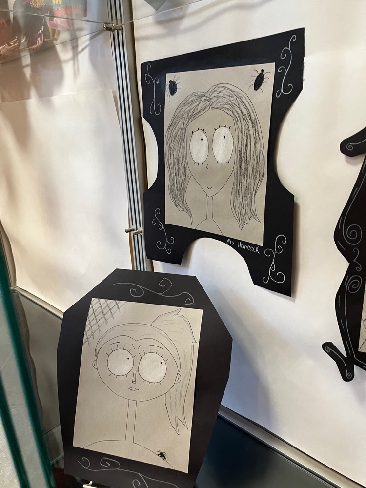 Tim Burton self portrait