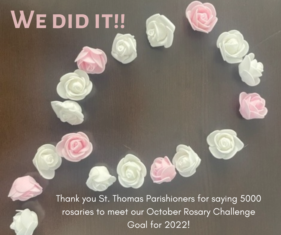 Rosary challenge update