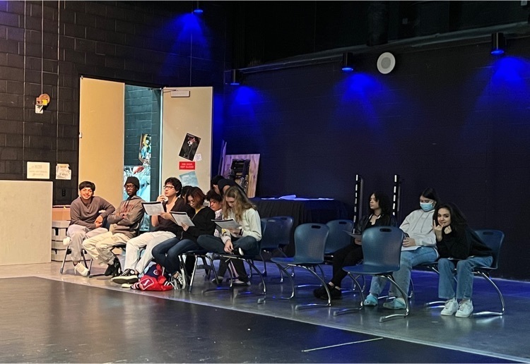 Break a leg, Falcons! Check out our theater students at today’s one act play auditions! 