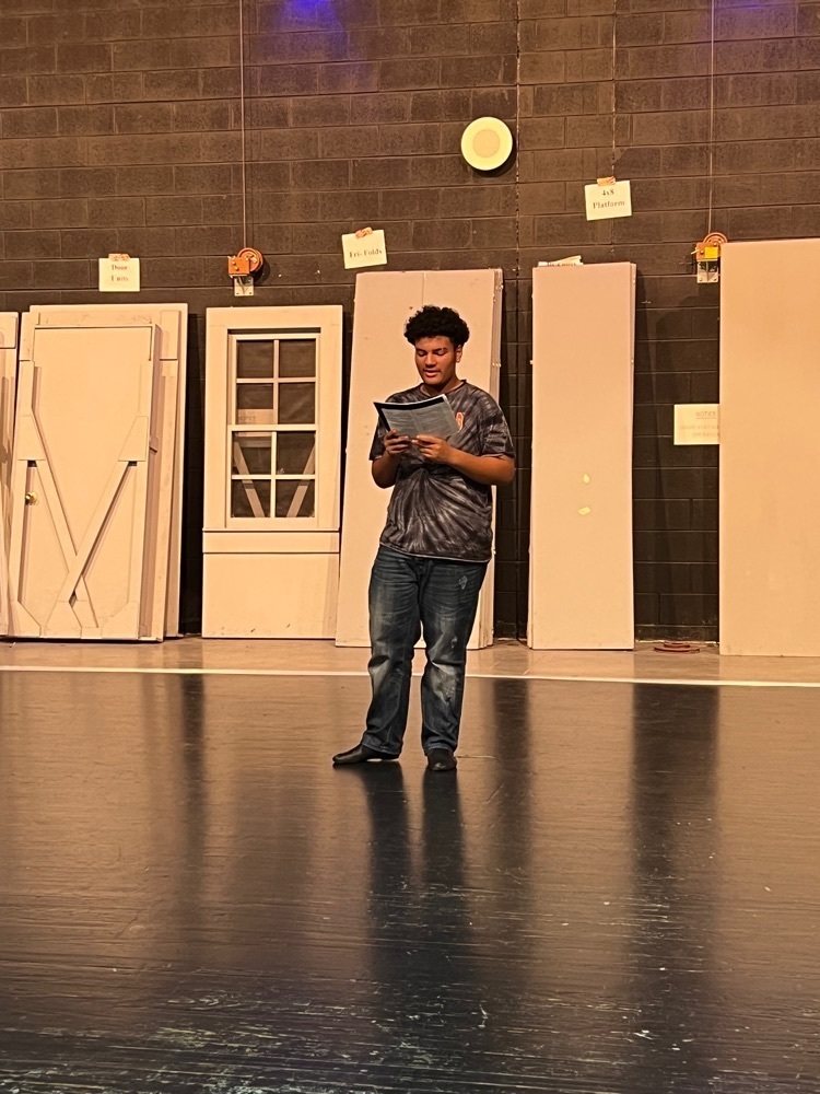 Break a leg, Falcons! Check out our theater students at today’s one act play auditions! 