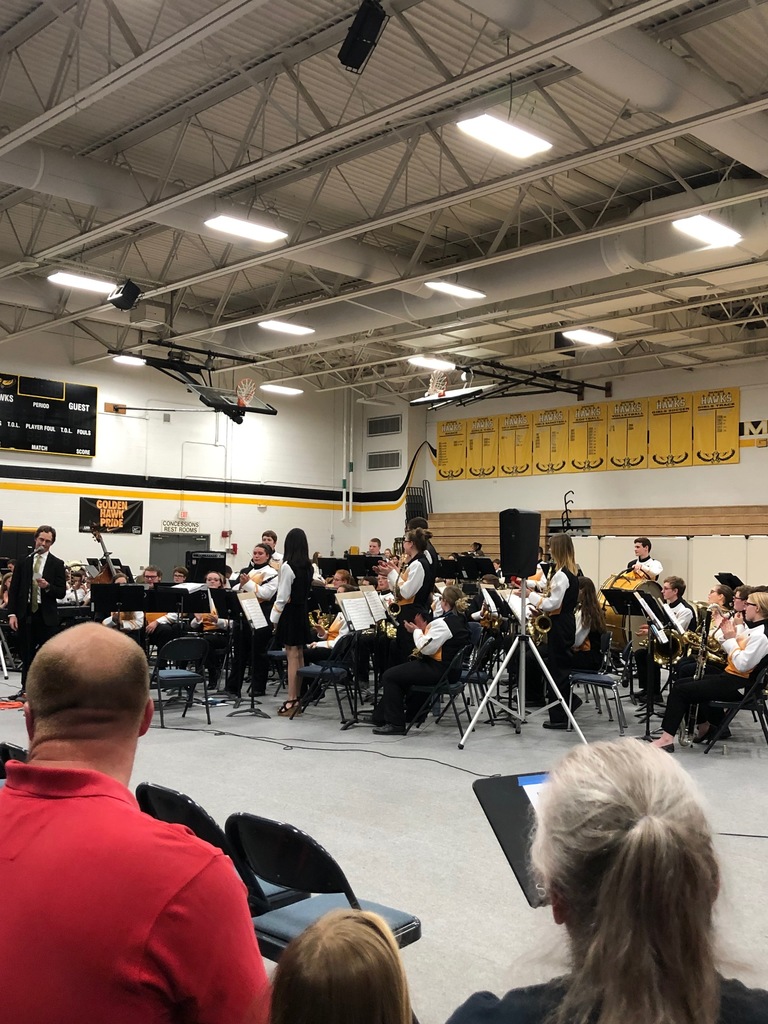 High school band honors seniors