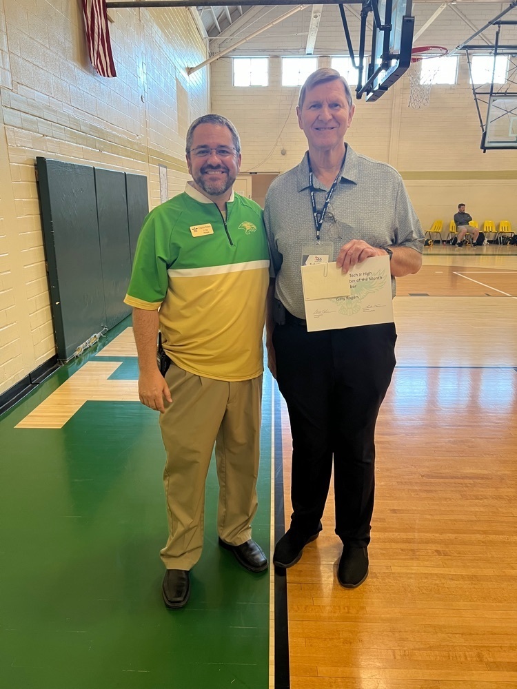 Mr Gary Rogers - GCTJHS Classified Employee is f the Month!