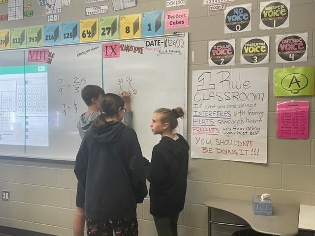 kids doing math