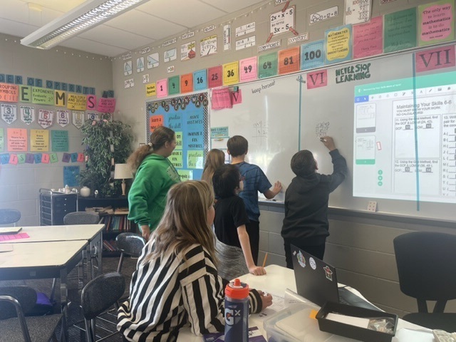 kids doing math