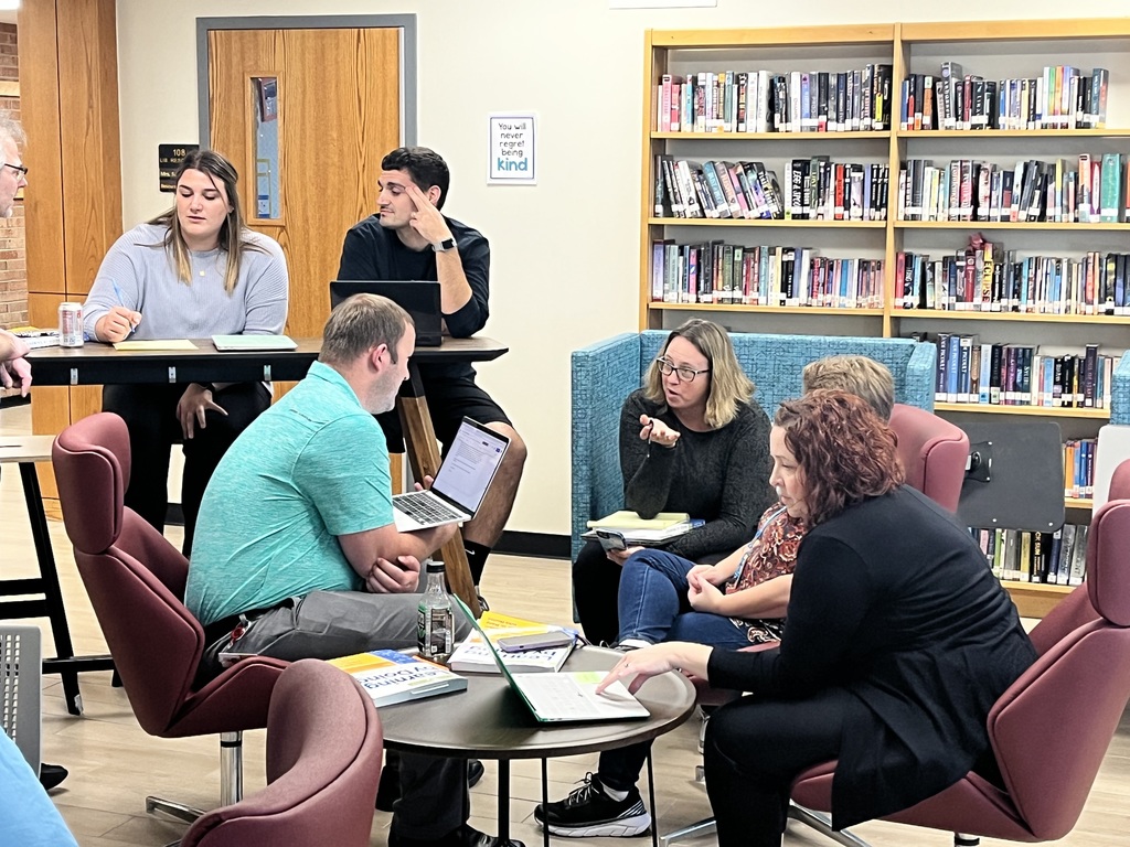 high school staff meeting