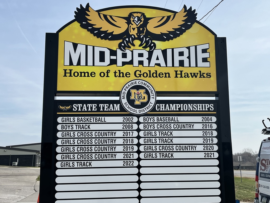 MPHS state championship sign