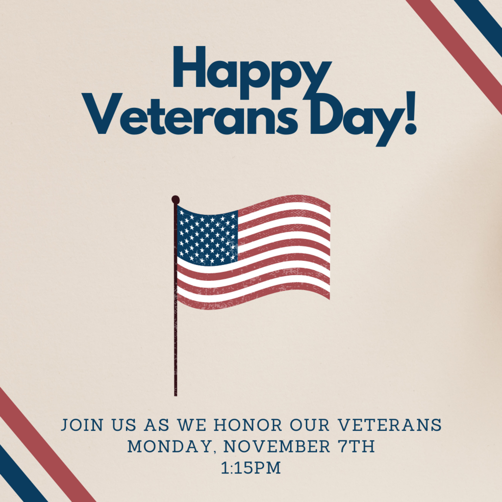 Veterans Day, Monday at 1:15pm