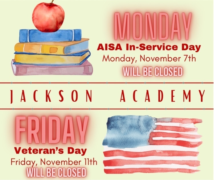 flag and apple