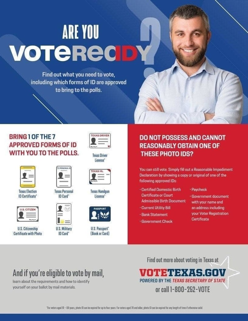 REMINDER! Early voting ended at 7PM on Friday, 11/4. In Waller County, 10,834 citizens made their voices heard during early voting. Polling location information is attached. Know before you go! Visit https://bit.ly/3NAaUKk to view a sample ballot. #WeAreFalcons