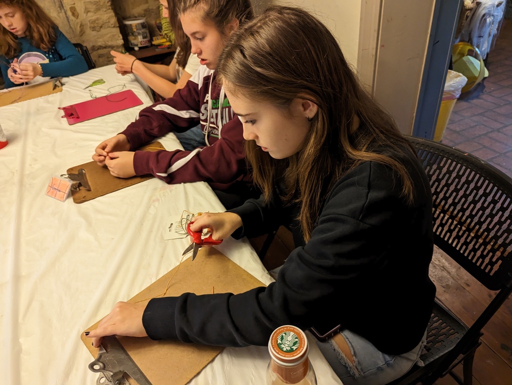 Creating art at Shakerag Alley in Mineral Point