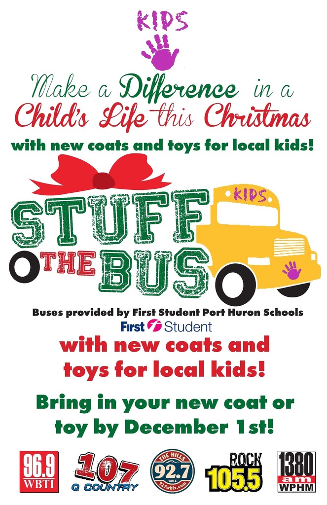 Stuff the Bus flyer