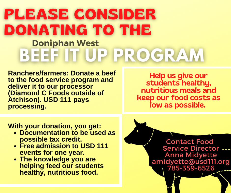 Donate to beef it up program