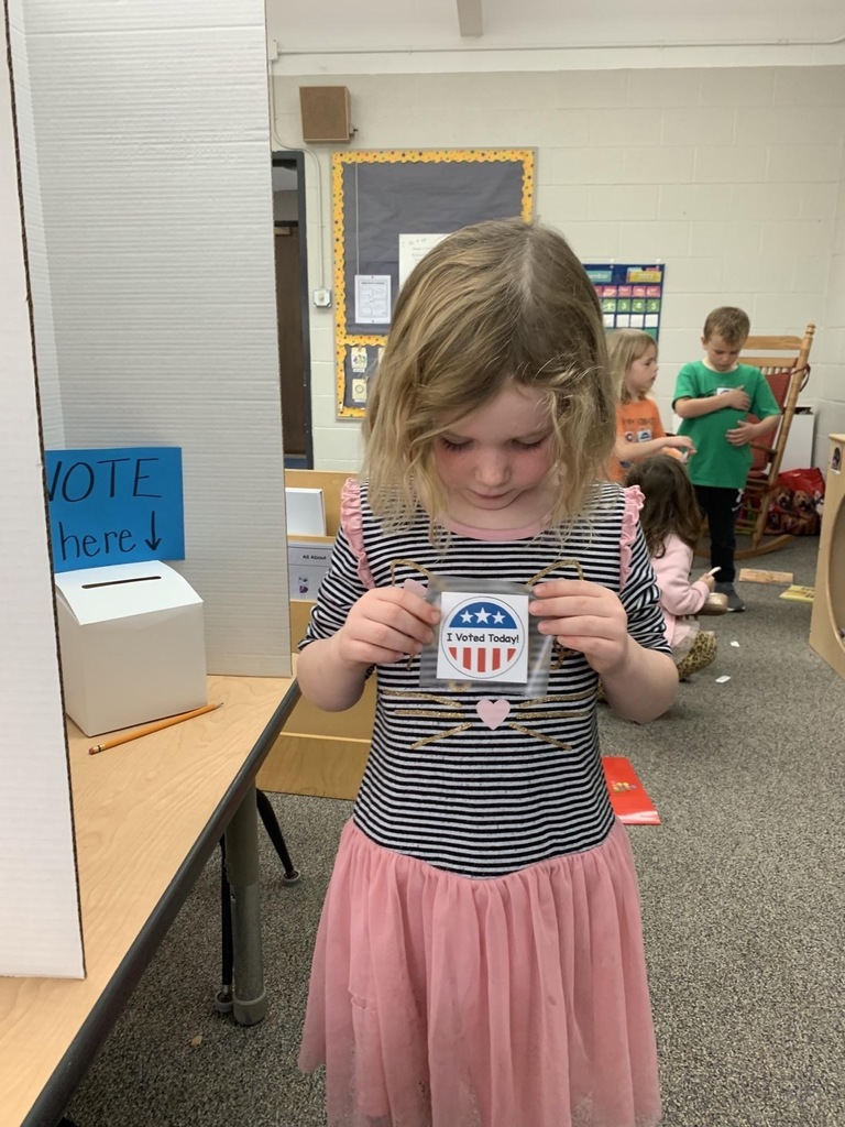 Glenview Center students practice voting
