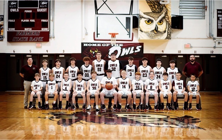 2022-2023 Middle School Boys Basketball Team