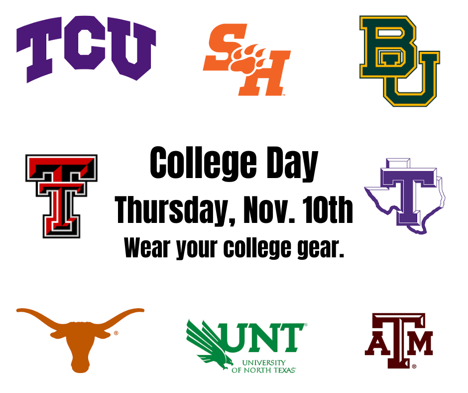 college day tomorrow