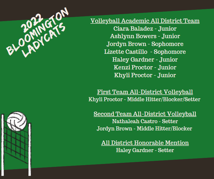 2022 All District Volleyball Awards