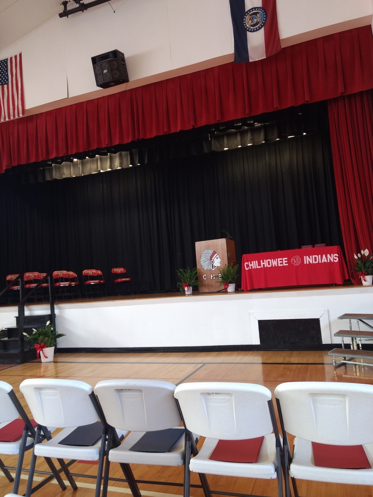 The view for tonight's graduates at 7pm.