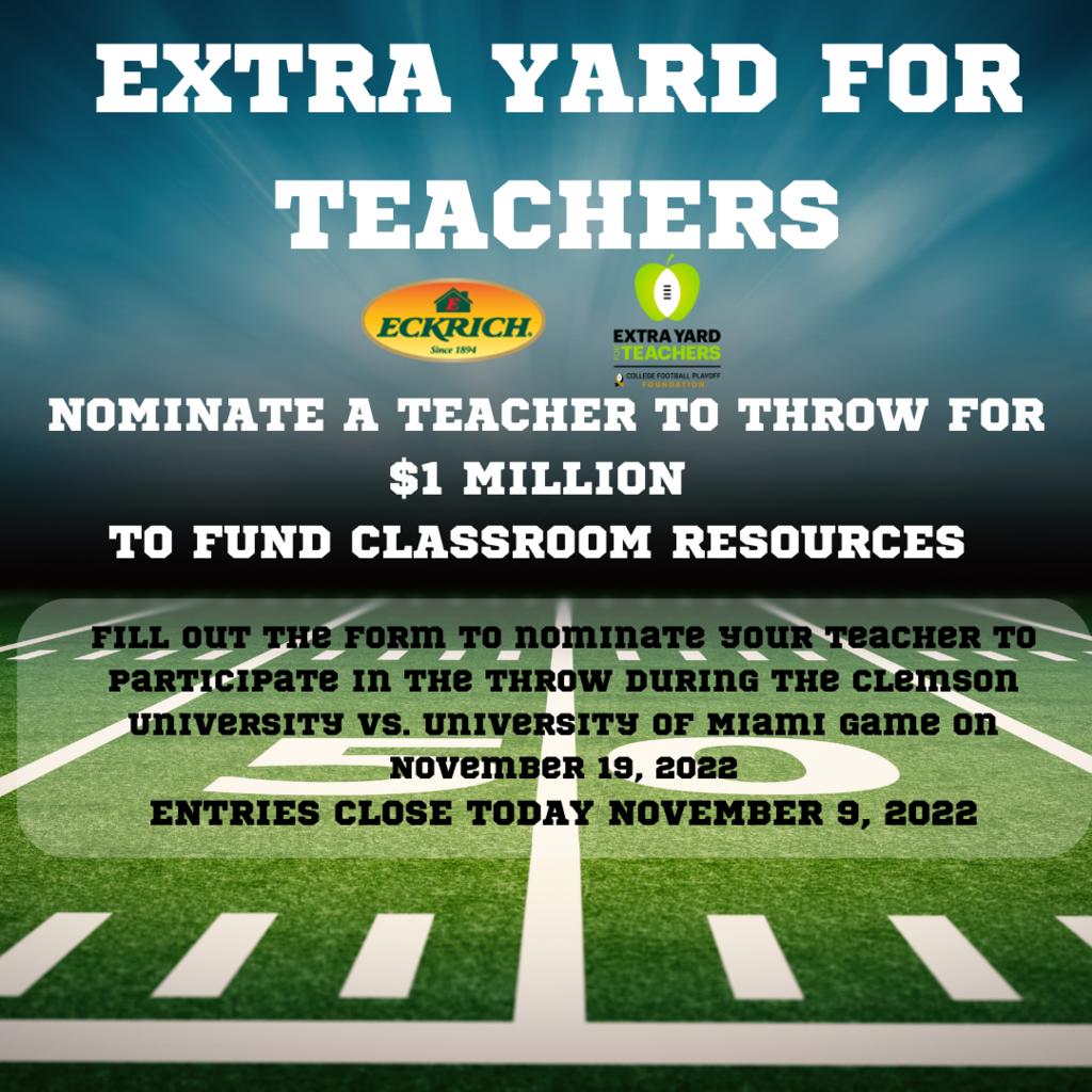 EXTRA YARD FOR TEACHERS