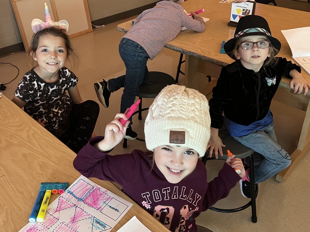 students wearing hats