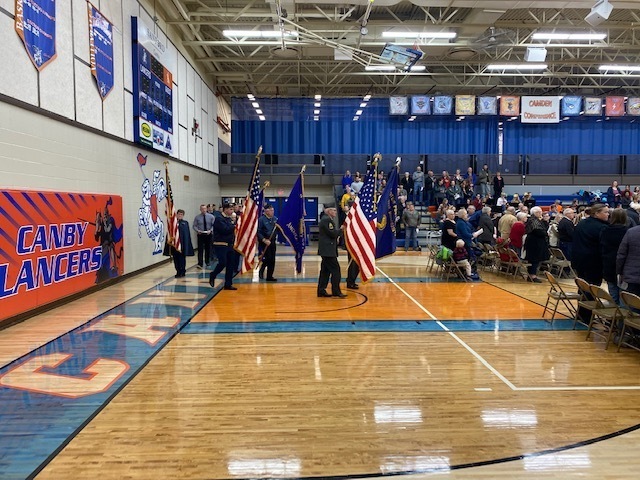Flag Entering Gym