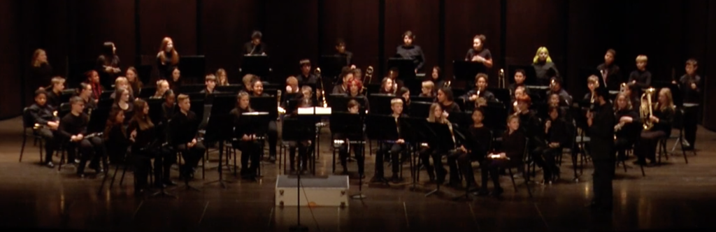 HWMS beginning band concert image