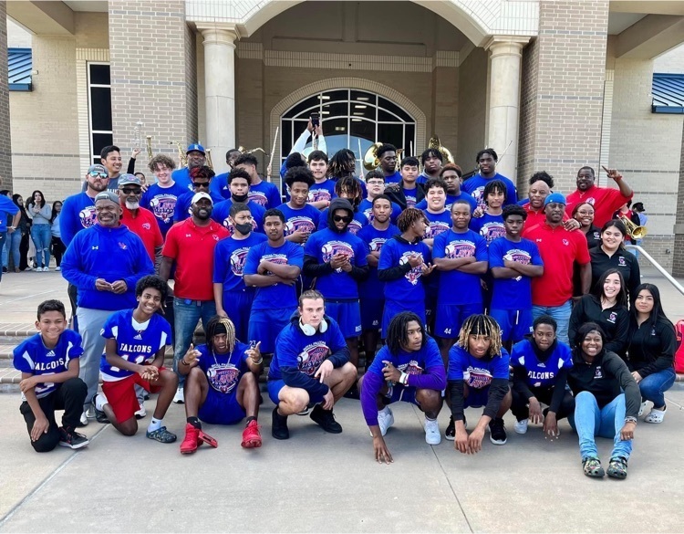 Proud of our Falcons every day!  Congratulations on an amazing season. Unfortunately, the Falcons do not advance. Final score 10-40.  #WeAreRoyal 